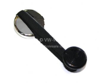 German quality heavy duty deluxe chrome and black winder handle 68-79 - OEM PART NO: 113837581D