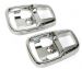 German quality chrome release handle surrounds