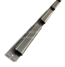 Correct fit  track cover clamping strip on rear 1/4 panel - OEM PART NO: 214843818