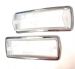 German quality clear front indicator lenses OEM markings