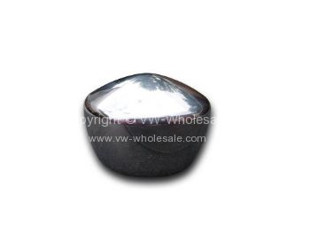 Chrome finished stainless steel gear knob 12 mm thread 68-79 - OEM PART NO: 211627333