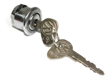Genuine VW L code ignition barrel and 2 keys 69-7/70 - OEM PART NO: 211905855