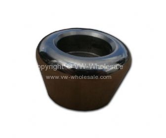 Stainless steel chrome dash knob for wipers or lights with hole for insert 68-79 - OEM PART NO: CC02084