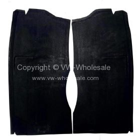 German quality foam backed black rubber under seat mats - OEM PART NO: 211863665B