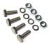 German quality rear bumper iron to body fixing bolts for both irons Bus 58-79 - OEM PART NO: 