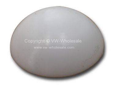 White plastic bumper bolt cap 8/72-91 - OEM PART NO: 211707192W