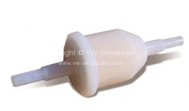 Universal plastic in-line fuel filter - OEM PART NO: 131261275A