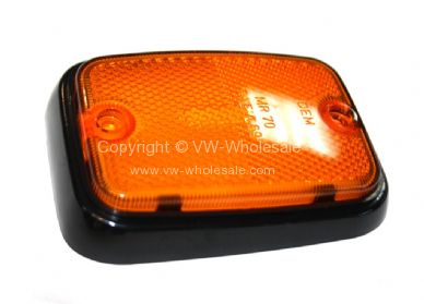 German quality side marker lens orange & black OEM markings - OEM PART NO: 211945119B