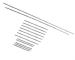 Full set of chrome interior panel trim inc clips walk through model 3/61-3/63