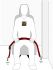 Seatbelt 2 point extra length with chrome buckle and silver grey webbing - OEM PART NO: 111870672G