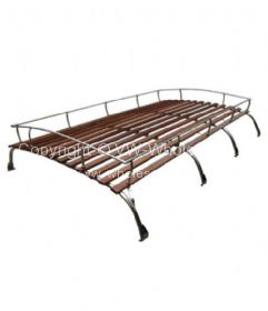 Stainless steel chrome finished Westflia style 4 bow roof rack - OEM PART NO: 211345884BSS