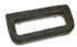 Genuine VW fresh air duct on door to under dash heater box seal & metal clip Used 68-79 - OEM PART NO: 