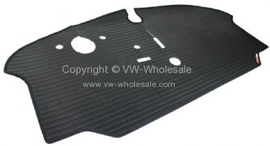 Rubber cab floor mat with a Polypropylene trim LHD Bus - OEM PART NO: 211863711GLR