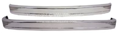 Stainless steel front & rear bumper Bumper set - OEM PART NO: 221707311A