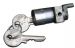 NOS sliding door security lock with key LHD 73-79