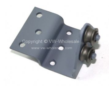 Genuine VW engine lid stay roller bracket to body complete with roller wheels 68-74 - OEM PART NO: 211827423AA