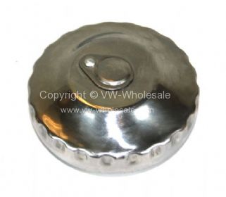 Stainless steel fuel cap 70mm neck with gasket non locking T1 8/60-7/67 T2 68-7/71 - OEM PART NO: 343201551SS