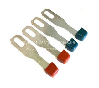 German quality early bay heater leavers OEM color Red & Blue - OEM PART NO: 211259371A