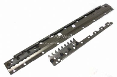 Drivers seat runners with holes RHD Bus 67-75 - OEM PART NO: 