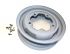 Genuine VW steel wheel in primer 4.5 x 15 inch  Bus 55-early 64 - OEM PART NO: 211601027E