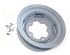 Genuine VW steel wheel in primer 4.5 x 15 inch  Bus 55-early 64 - OEM PART NO: 211601027E