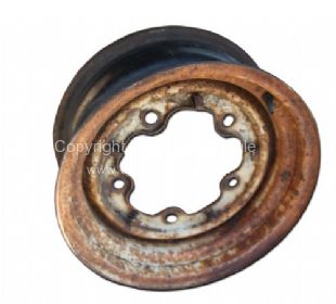 Genuine VW steel wheels Used Sold as a pair 6 x14 5/205 - OEM PART NO: 211601027USD