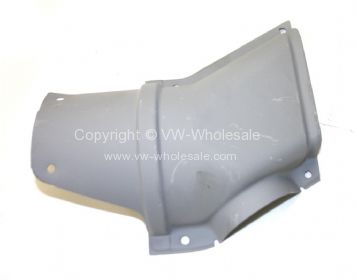 Genuine VW Used metal heater duct cover to meet internal door ducting Left 8/72-79 - OEM PART NO: 