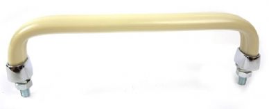 German quality deluxe dash grab handle ivory with chrome ends - OEM PART NO: 211857641DD
