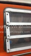 Polished aluminium louvered window protectors 68-79 - OEM PART NO: 