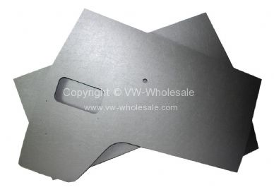 German quality cab door cards ABS grey leather grain finish with pocket hole - OEM PART NO: 211867105APP