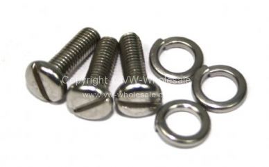 Steering wheel cancelling ring screws and washers - OEM PART NO: N106881