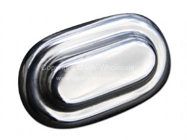 German quality sliding window catch outer in chrome 55-67 - OEM PART NO: 211837827