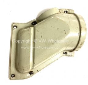 Genuine VW Used metal heater duct cover Left 68-7/72 - OEM PART NO: 211259211