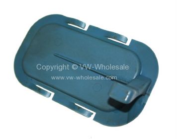 Genuine VW cab door interior air control plate Blue 1 needed per door Used - OEM PART NO: 211837891
