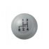 German quality grey gear knob with shift pattern 10mm