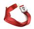 Seatbelt 2 point with chrome buckle With crest and red webbing - OEM PART NO: 111870671RR