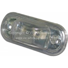 Number plate light lens inc bulb holder Brazil Bus engine lid 2 needed - OEM PART NO: ZBE9431211