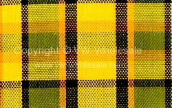 Westfalia plaid pattern upholstery material, Green/Red (49inch wide X 36inch lengths) - OEM PART NO: 231000022