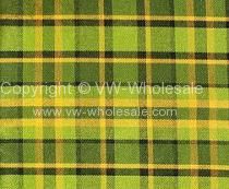Westfalia plaid pattern upholstery material green-yellow width 1.60m sold per metre - OEM PART NO: 230070001