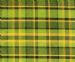 Westfalia plaid pattern upholstery material green-yellow width 1.60m sold per metre