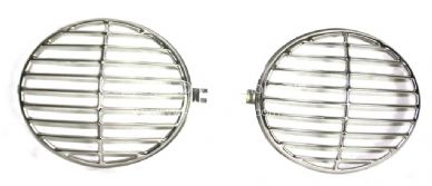 Stainless steel chrome 356 style headlamp grills - OEM PART NO: 356GRILL