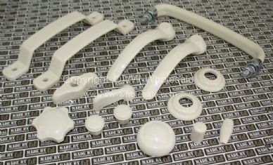 German quality complete cab plastics set in ivory - OEM PART NO: 