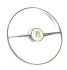 German quality petri style chrome horn ring - OEM PART NO: 211951800