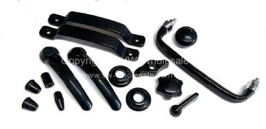 German quality complete cab plastics set in black - OEM PART NO: 