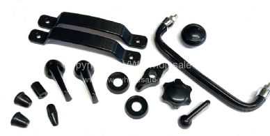 German quality complete cab plastics set in Black - OEM PART NO: 