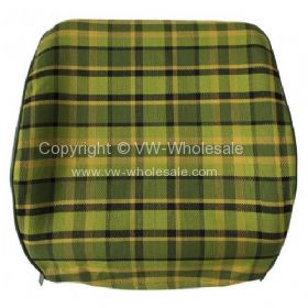 Westfalia late bay seat cover for back rest Green 73-79 - OEM PART NO: 