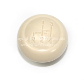 German quality ivory gear knob with shift pattern 12mm - OEM PART NO: 