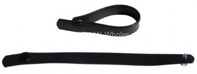 Westfalia curtain tie back straps Black 68-79 - OEM PART NO: 