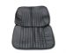 Front 2/3 bench Seat cover Black 68-72