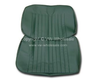 2/3 bench seat cover Dark Green 61-67 - OEM PART NO: SC7261BRG